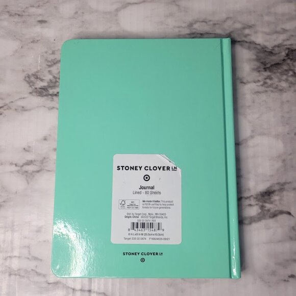 Stoney Clover Lane x Target - Green Smile Notebook - Picture 3 of 6